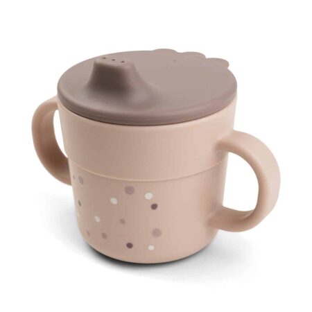Done by Deer - Foodie spout cup Happy dots Powder