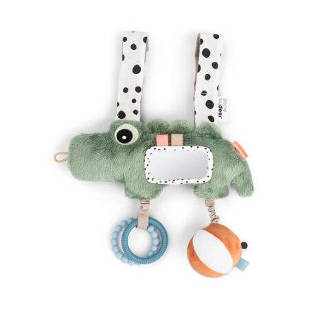 Done by Deer - Hanging activity toy Croco Green