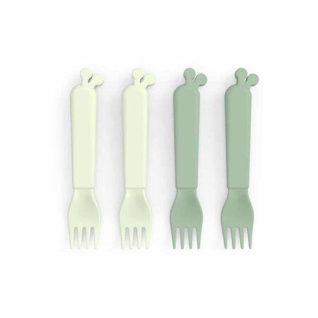 Done by Deer - Kiddish fork 4-pack Raffi Green