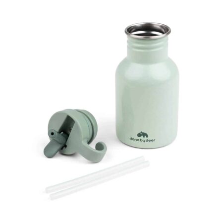 Done by Deer - Metal bottle Croco Green