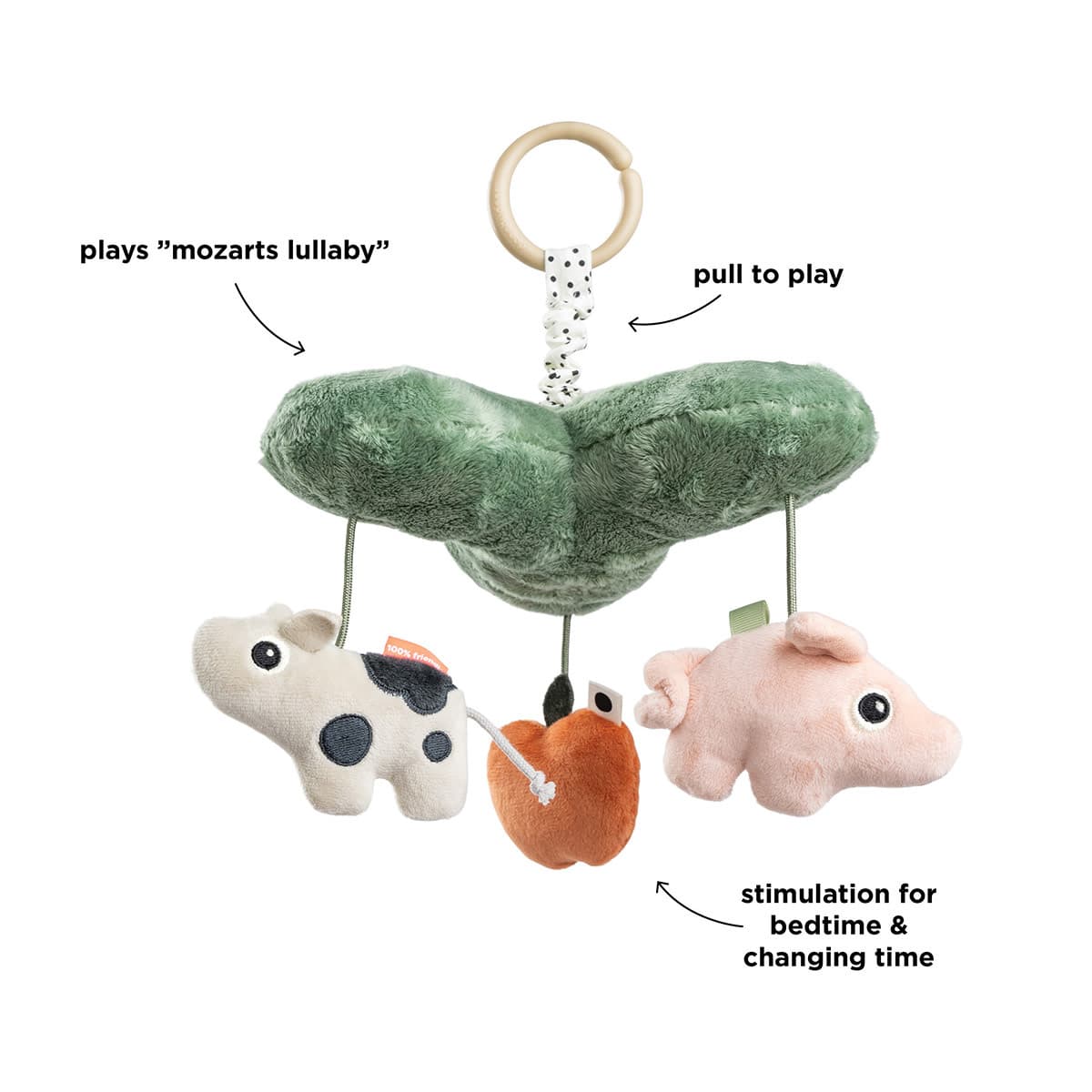 Done by Deer - Musical mobile Tiny farm Colour mix