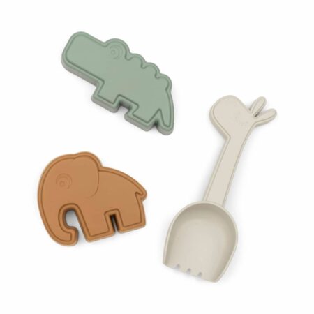 Done by Deer - Sand play set 3 pcs Deer friends Colour mix