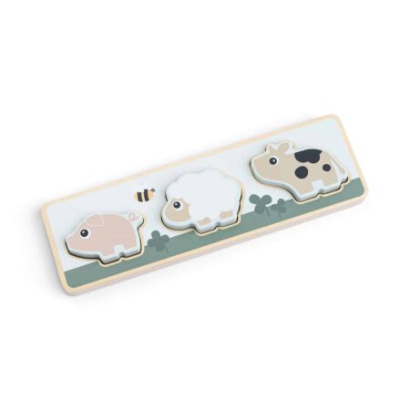 Done by Deer - Sensory puzzle Tiny farm Colour mix