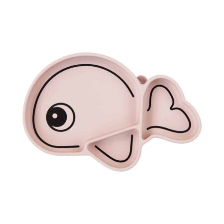 Done by Deer - Silicone Stick&Stay plate, Wally, Powder