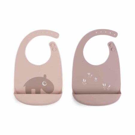 Done by Deer - Silicone bib 2-pack Ozzo Powder