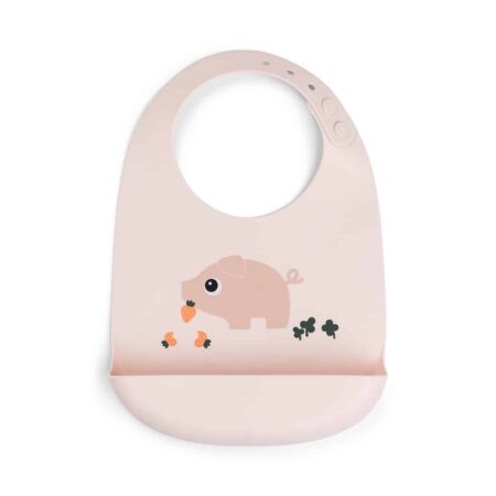 Done by Deer - Silicone bib Pigee Powder