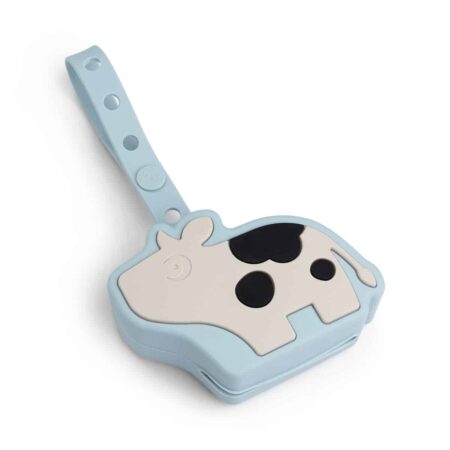 Done by Deer - Silicone pacifier pouch Dotti Blue
