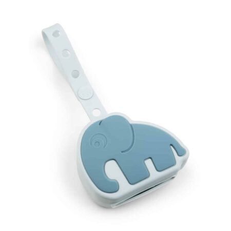 Done by Deer - Silicone pacifier pouch Elphee Blue