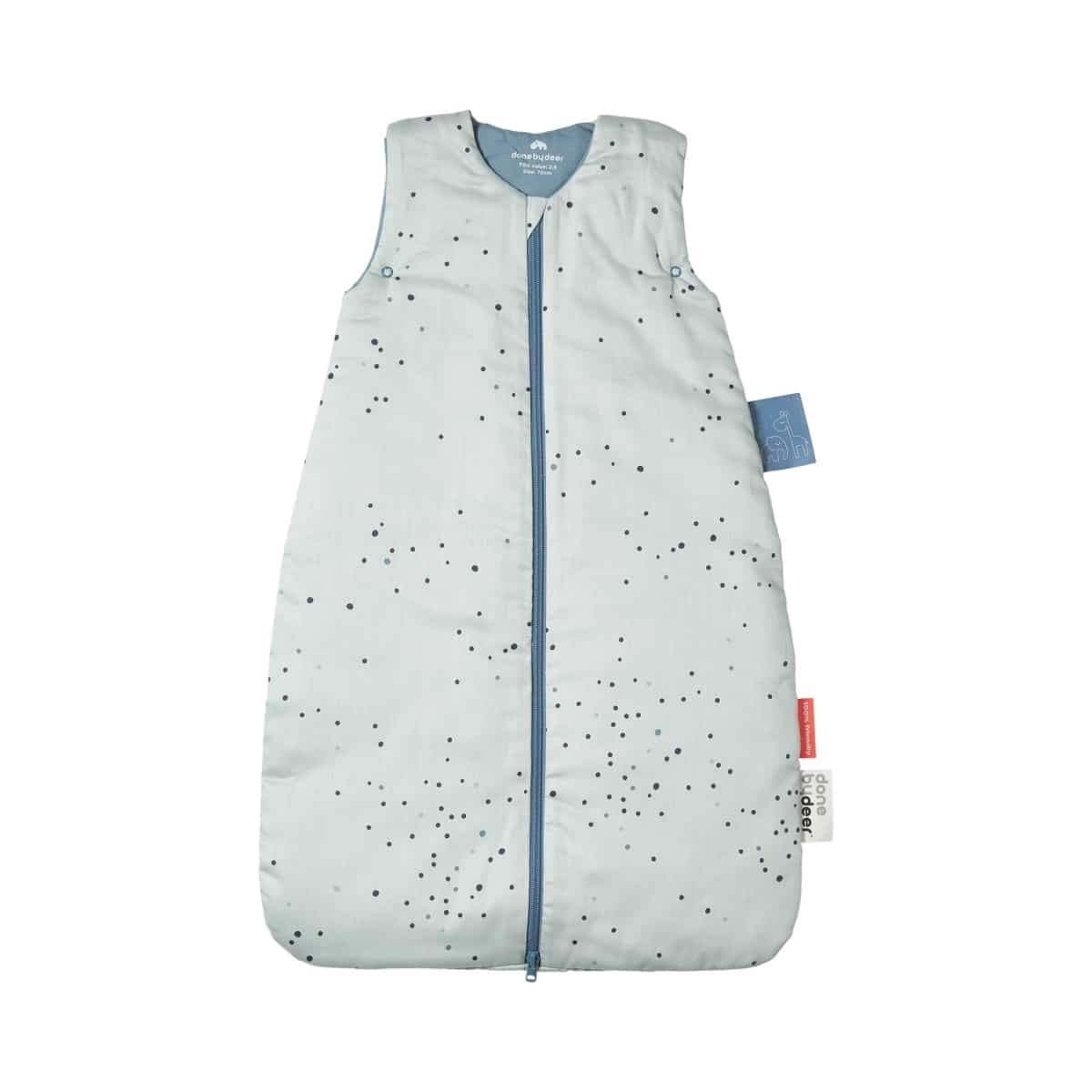 Done by Deer - Sleepy bag 70 cm TOG 2.5, Dreamy dots, Blue