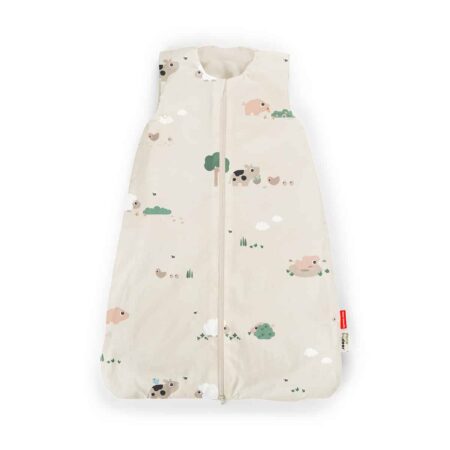 Done by Deer - Sleepy bag TOG 2.5 Tiny farm Sand 70 cm