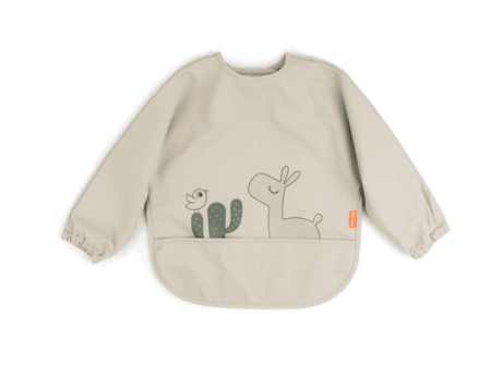 Done by Deer - Sleeved pocket bib Lalee Sand