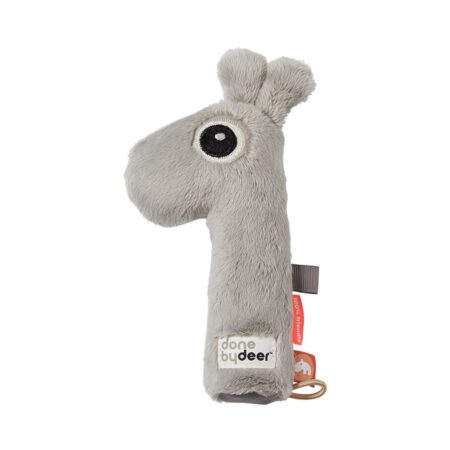 Done by Deer - Squeaker rattle, Raffi, Grey