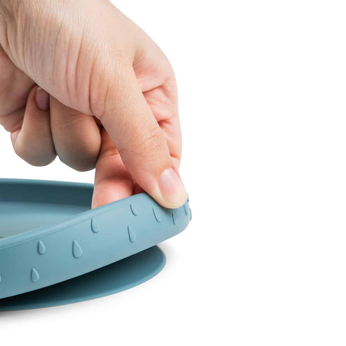 Done by Deer - Stick&Stay dinner set Deer friends Blue