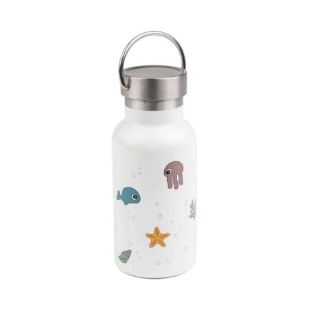 Done by Deer - Thermo metal bottle Sea friends Beige