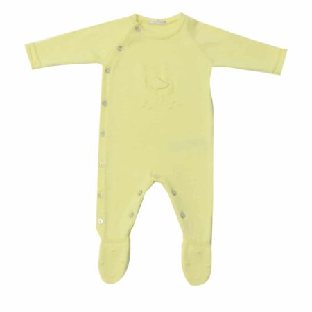 Dr Kid - Babypakje knitted - Geel