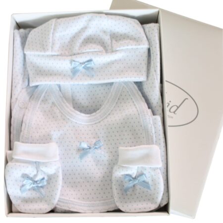 Dr. Kid - 4Delige Geschenkset - Wit/Blauw