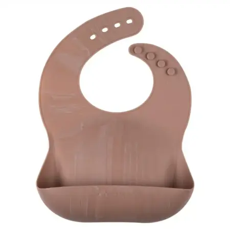 Eeveve - Bib - Sillicone - Marble - Powder Blush