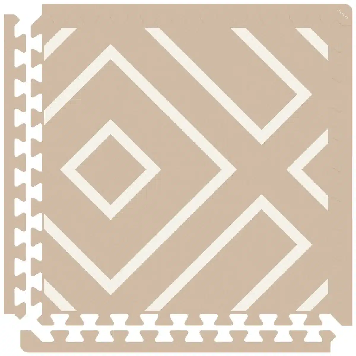 Eeveve - Puzzle Mat Modern Blocks - Desert Sand