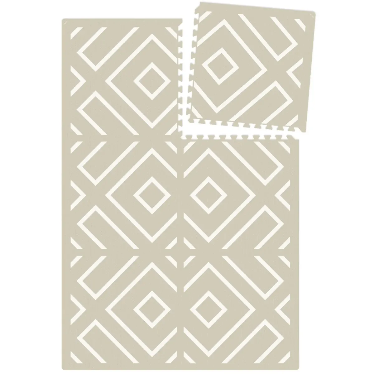 Eeveve - Puzzle Mat Modern Blocks - Soft Sage