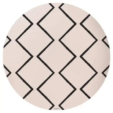 Eeveve - Round Splash Mat Beni - Ecru