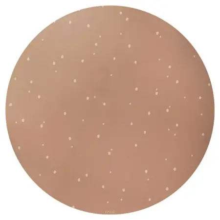 Eeveve - Round Splash Mat Dots - Cinnamon