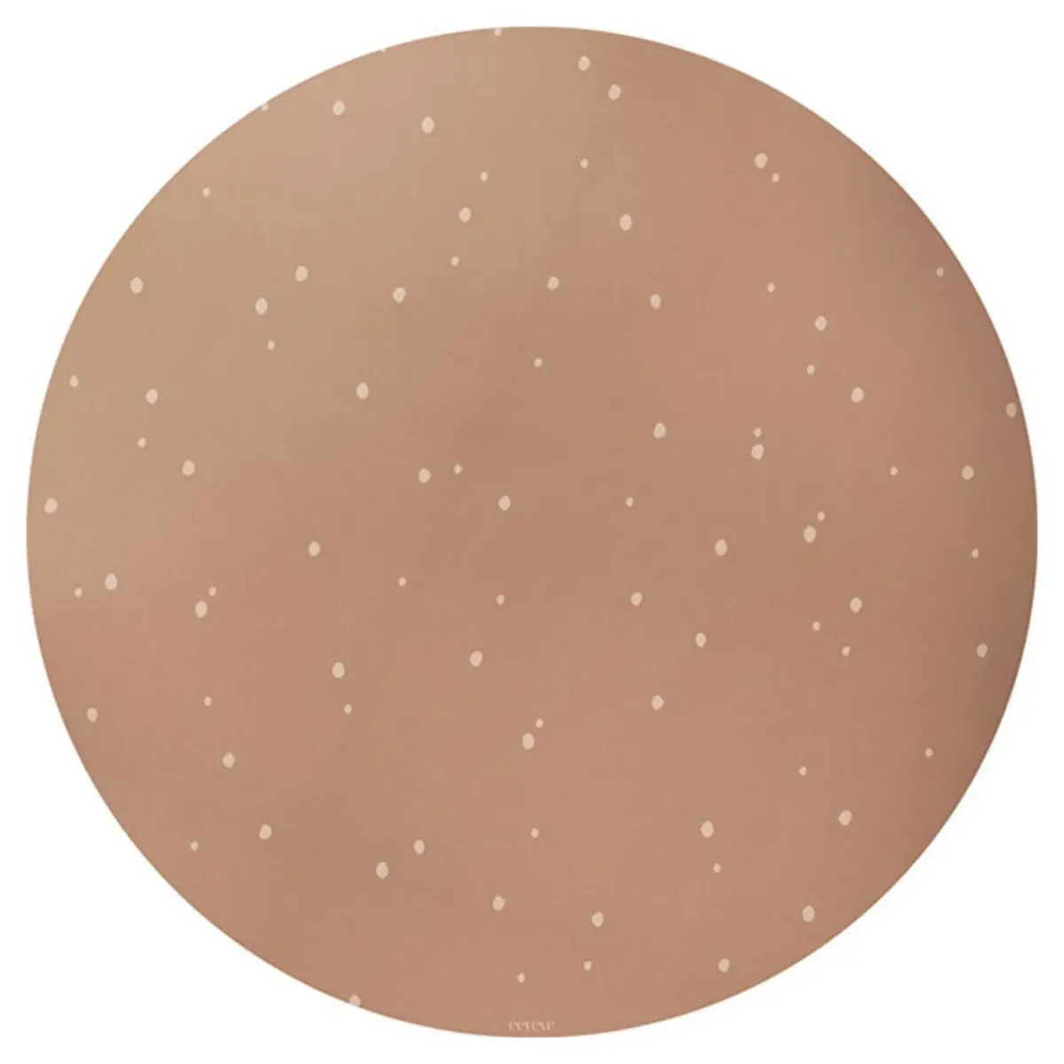 Eeveve - Round Splash Mat Dots - Cinnamon