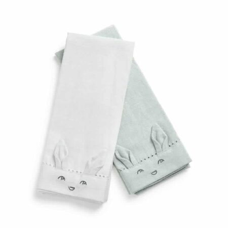 Elodie - Baby Serviet set Mineral Green
