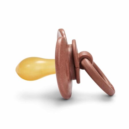 Elodie - Bamboe fopspeen 3m+ Rubber - Burned Clay