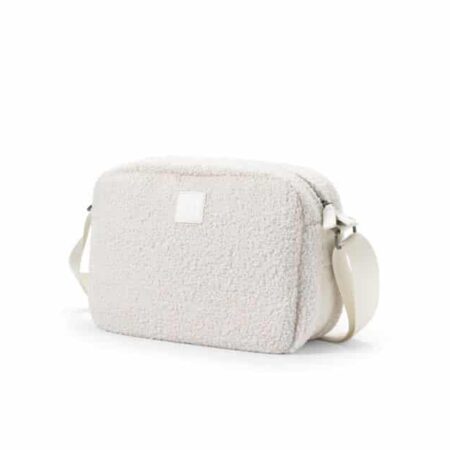Elodie - Crossbody Bag White Bouclé