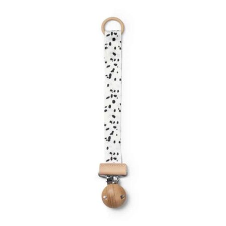 Elodie - Fopspeenketting Hout Dalmatian Dots