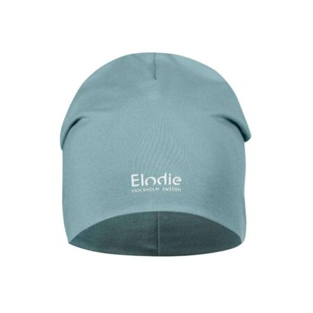 Elodie - Logo Beanies Aqua Turquoise 6-12m