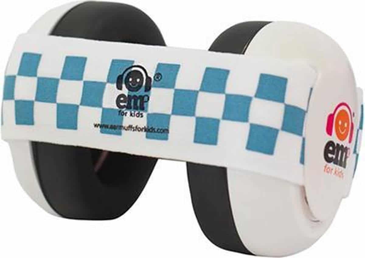 Em's for Kids - Baby Gehoorbeschermers White/ Blue White 0-18 m