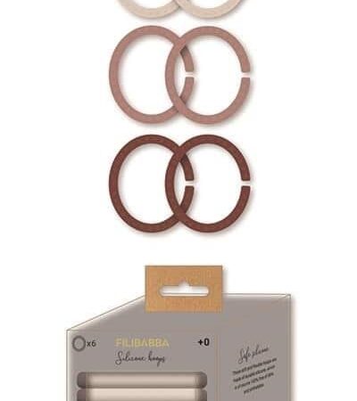 Filibabba - Silicone baby ringen Rose