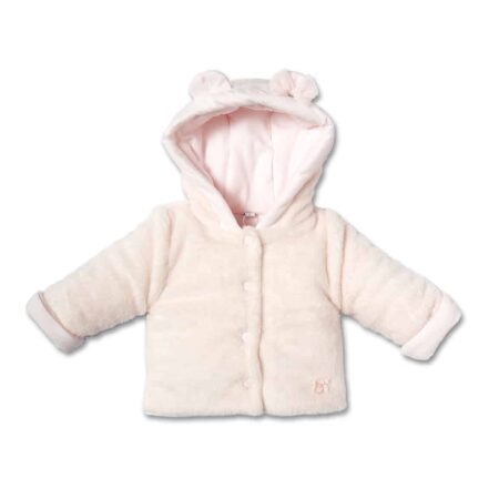 First - Bontjas Met Kap - Roze