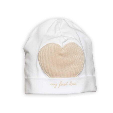 First - G bonnet hart- white-beige