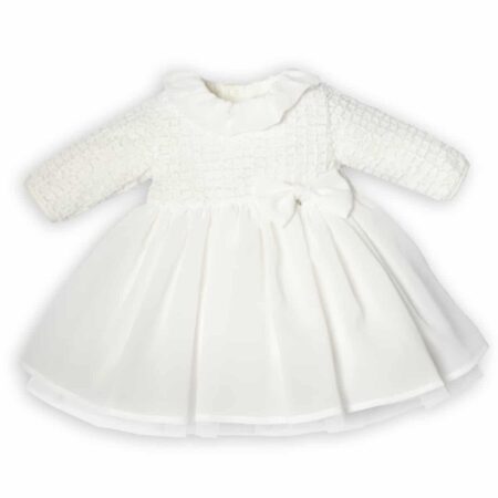 First - G dress bow COUTURE- off white
