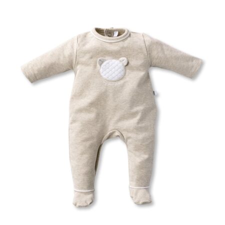 First - Rompersuit Teddy Bear Frontside Oslo FirstÃ‚Â®One Collection - Beige