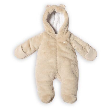 First - U hooded pilot fur- beige