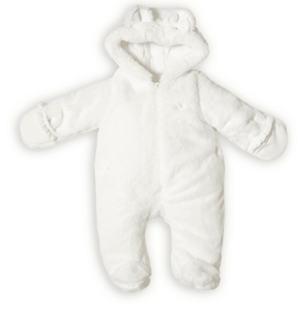 First - U hooded pilot fur- off white