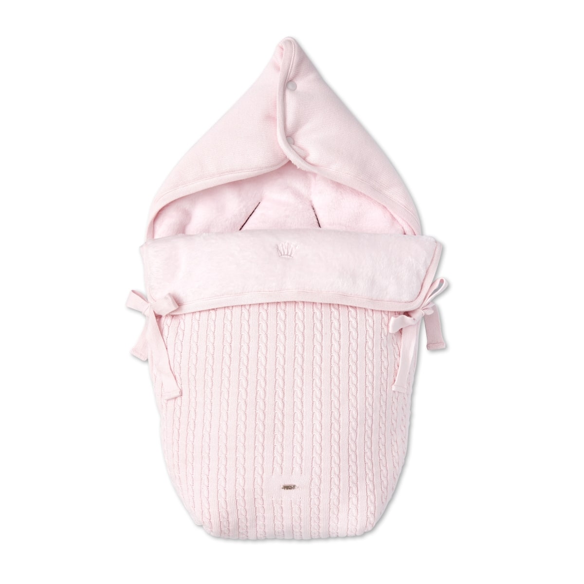 First - angels nest for car seat NOA CRYSTAL PINK - blushpink