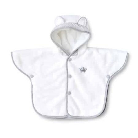 First - bath cape poncho ALIKA CRYSTAL GREY - grey