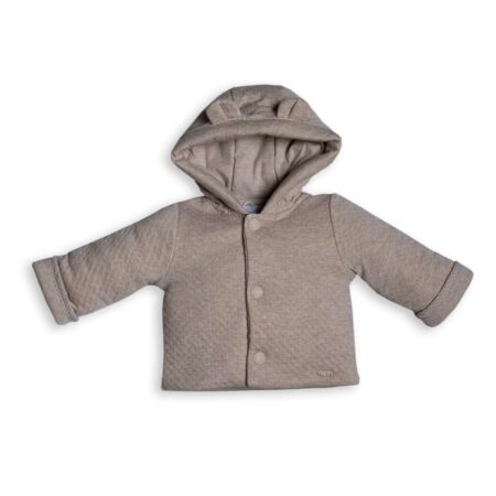 First - beige hooded coat London