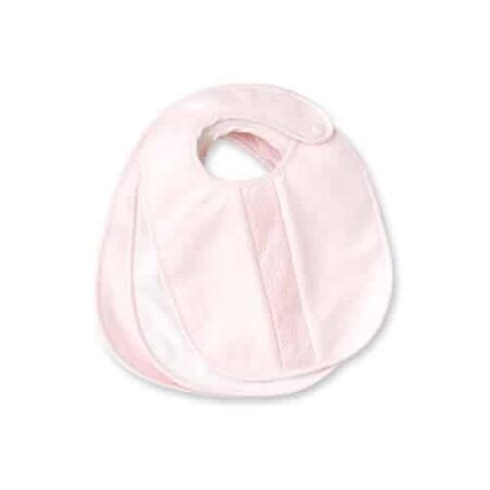 First - bib set of 3 CRYSTAL PINK - blushpink
