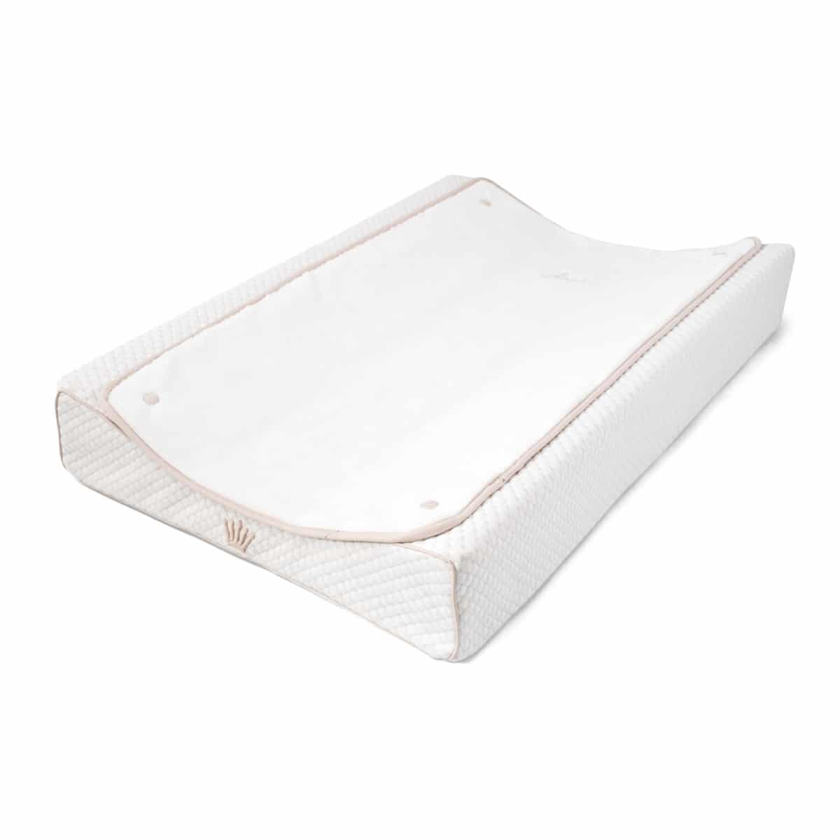 First - changing pad cover & towel ALIX SILENT SANDS - white-beige