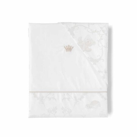 First - duvet cover for bed REPLAY SILENT SANDS - white-beige