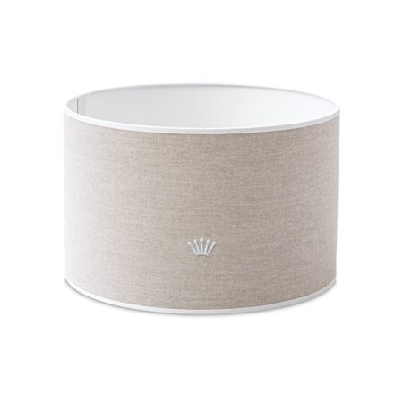 First - floor standing lampshade BRISTOL ETHNIC WHITE - beige