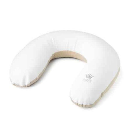 First - maternity pillow WAVE ESSENTIALS BEIGE - white-beige