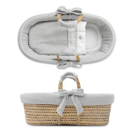 First - mozes basket ELLA CRYSTAL GREY - pearlgrey