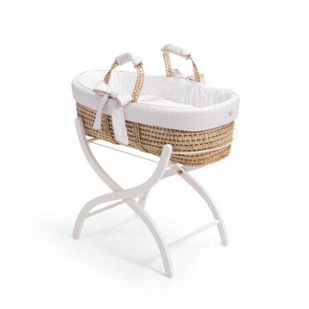 First - mozes basket ELLA SILENT SANDS - white-beige