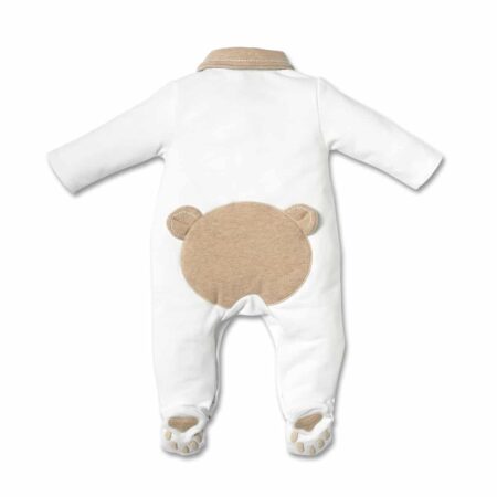 First - rompersuit ORSO ESSENTIALS BEIGE white-beige